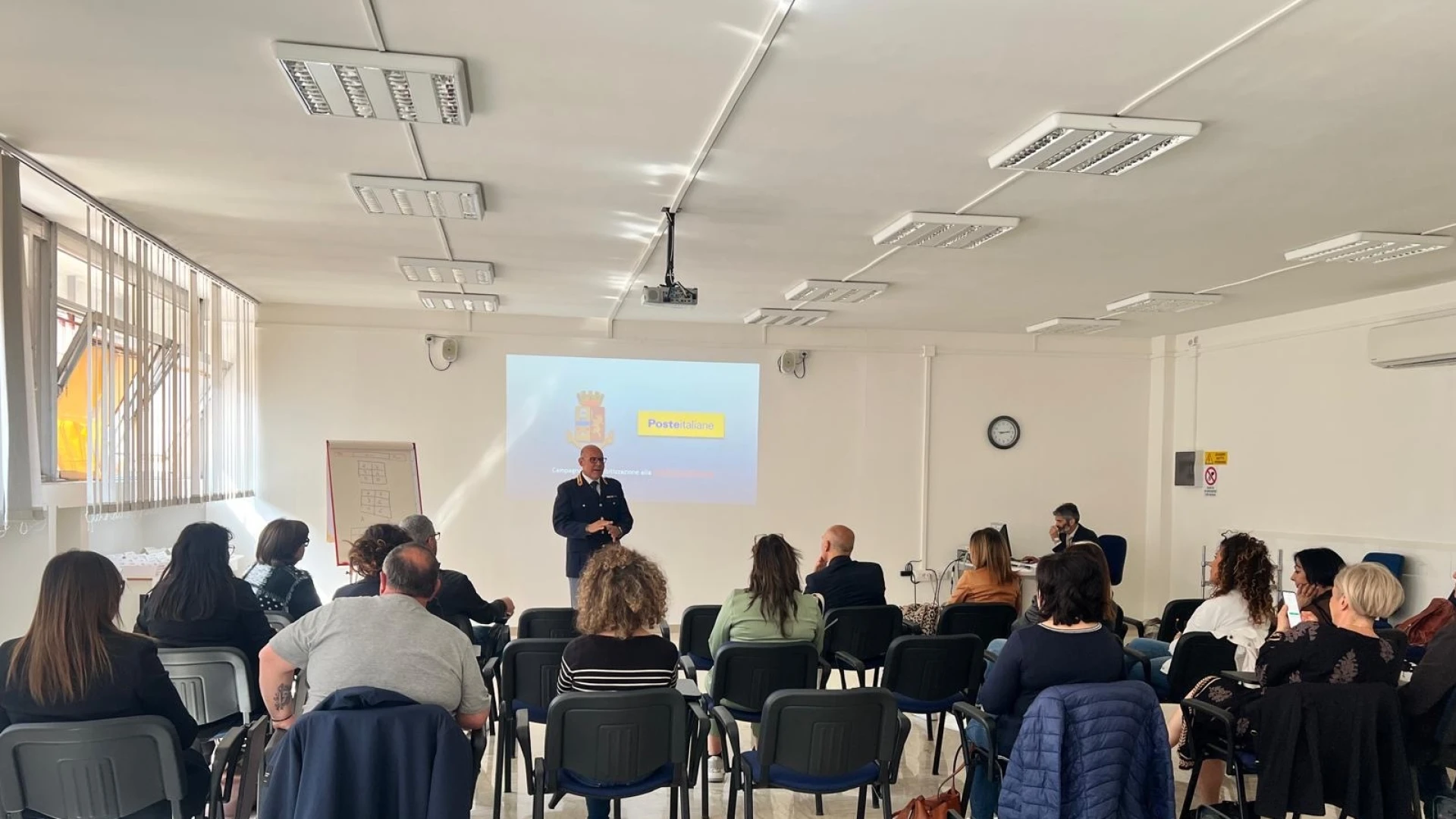 Isernia: Ha fatto tappa in citta', nella Filiale provinciale di Poste Italiane in via XXIV Maggio, il corso “Guida sicura”.